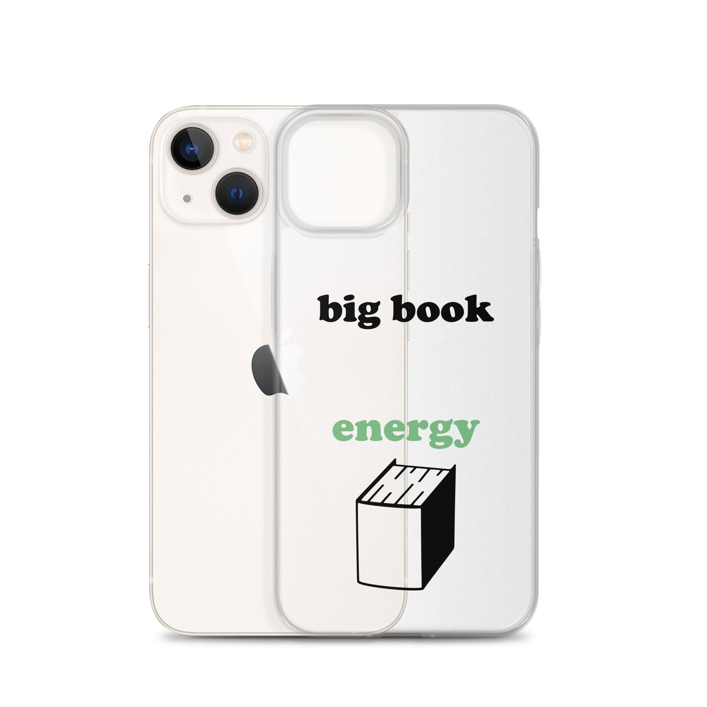 Big Book Energy Clear Case for iPhone®