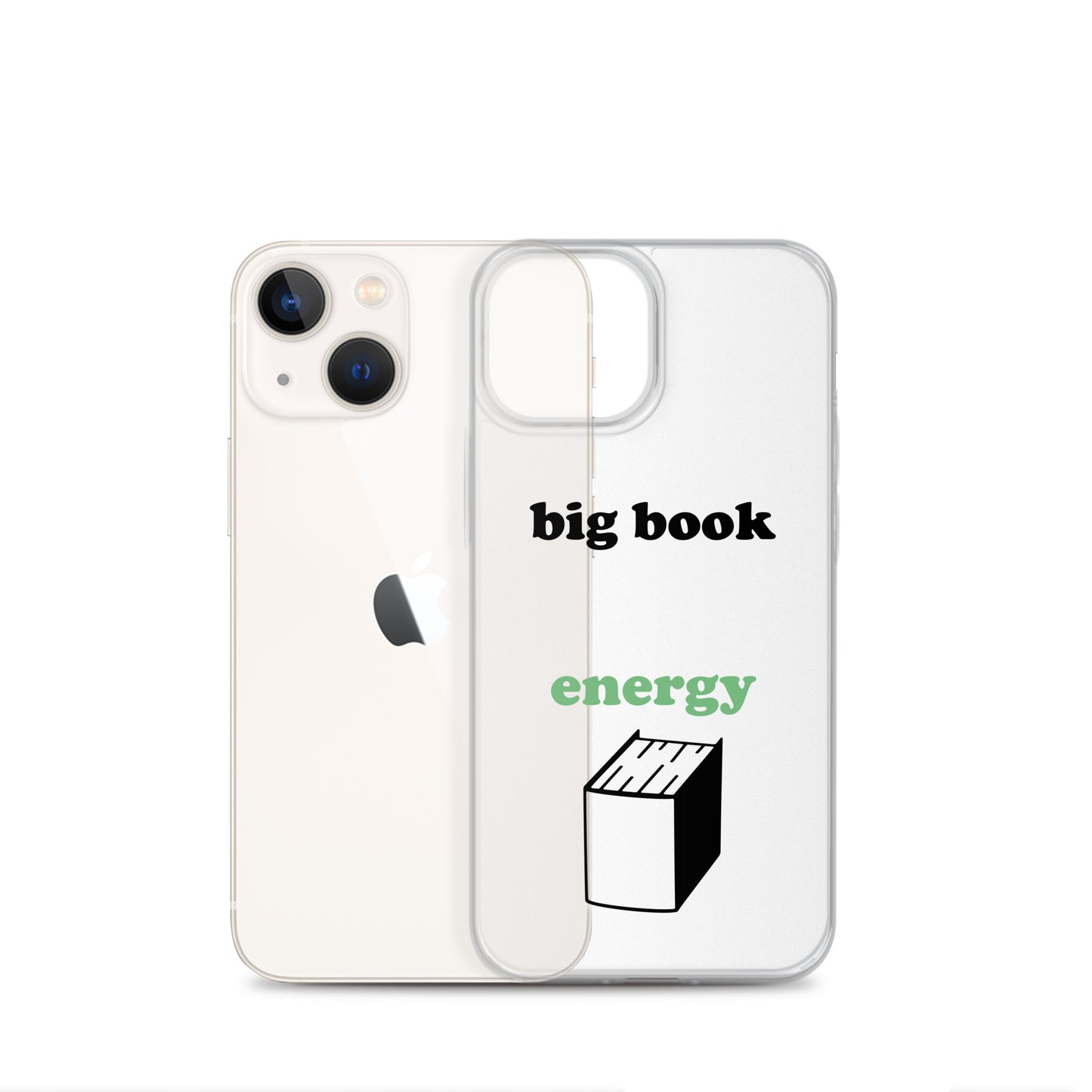Big Book Energy Clear Case for iPhone®