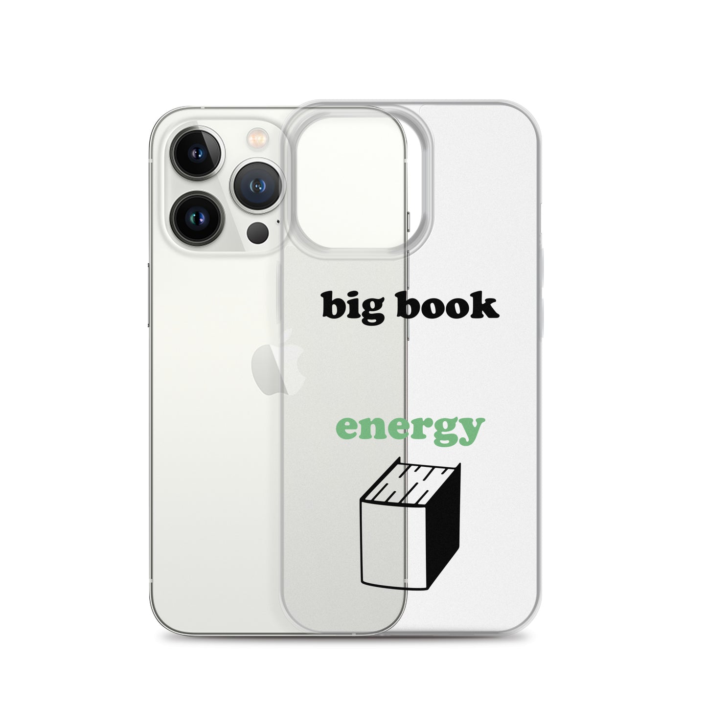 Big Book Energy Clear Case for iPhone®