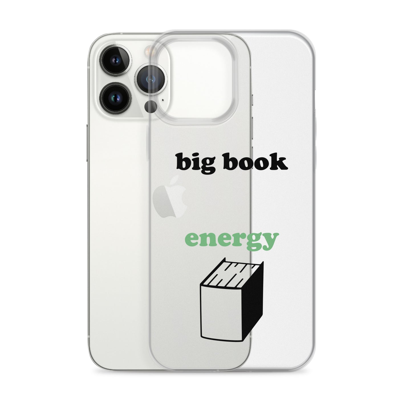 Big Book Energy Clear Case for iPhone®