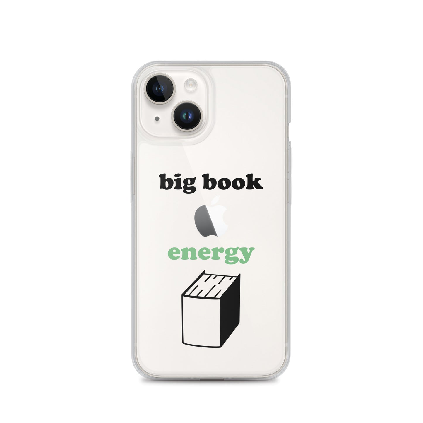 Big Book Energy Clear Case for iPhone®