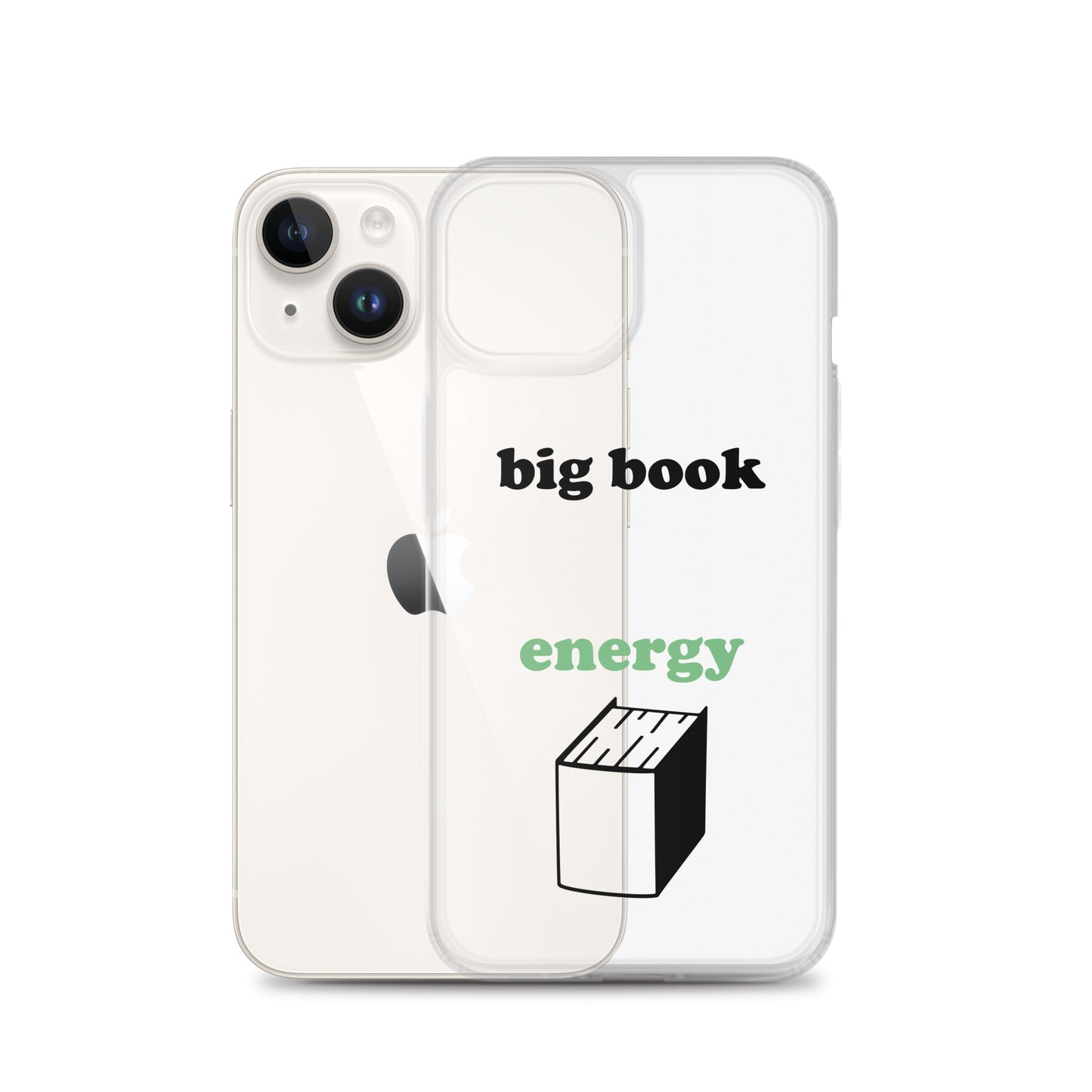 Big Book Energy Clear Case for iPhone®