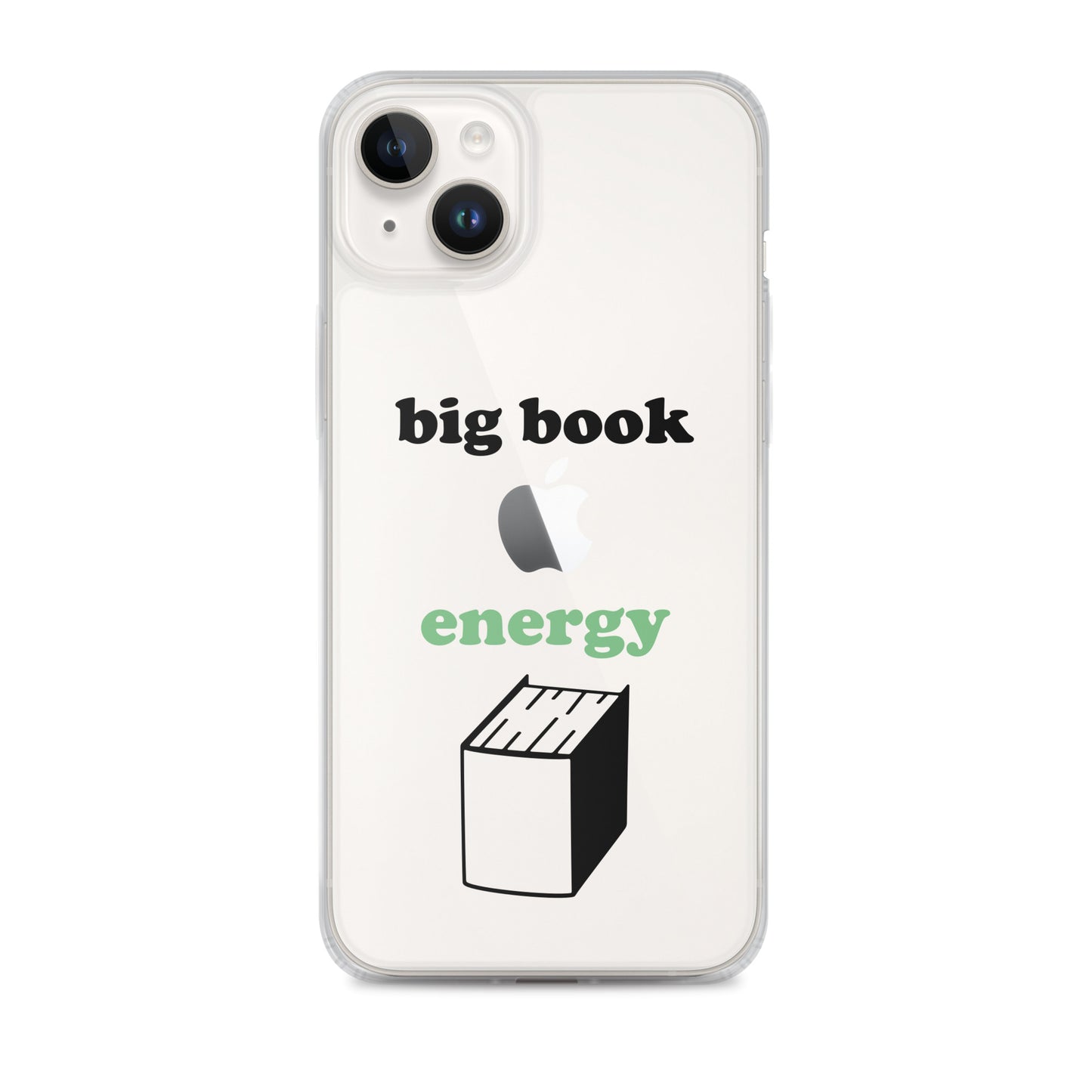 Big Book Energy Clear Case for iPhone®