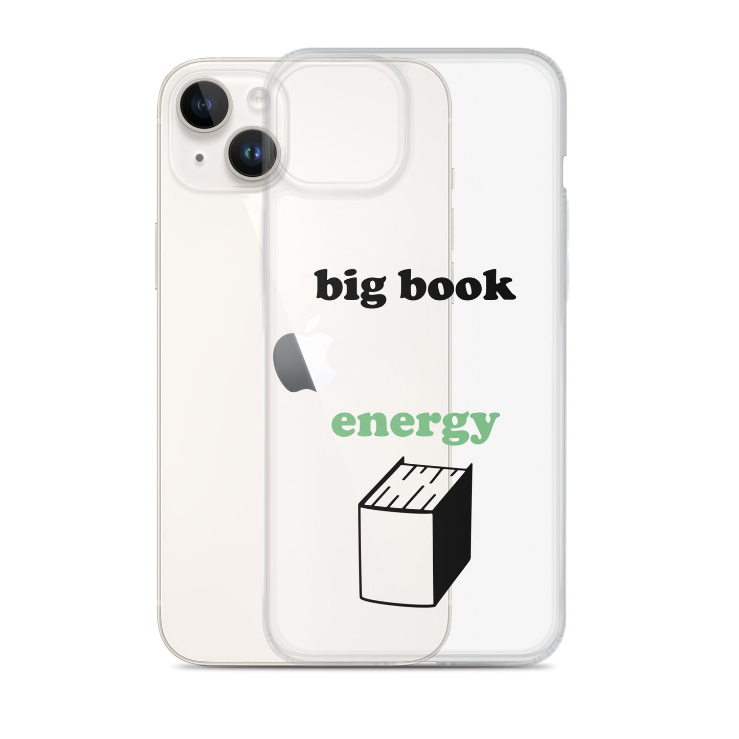 Big Book Energy Clear Case for iPhone®
