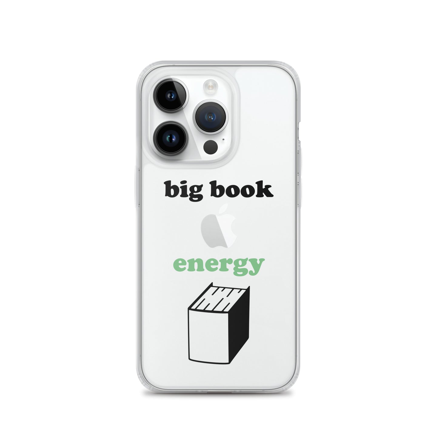 Big Book Energy Clear Case for iPhone®