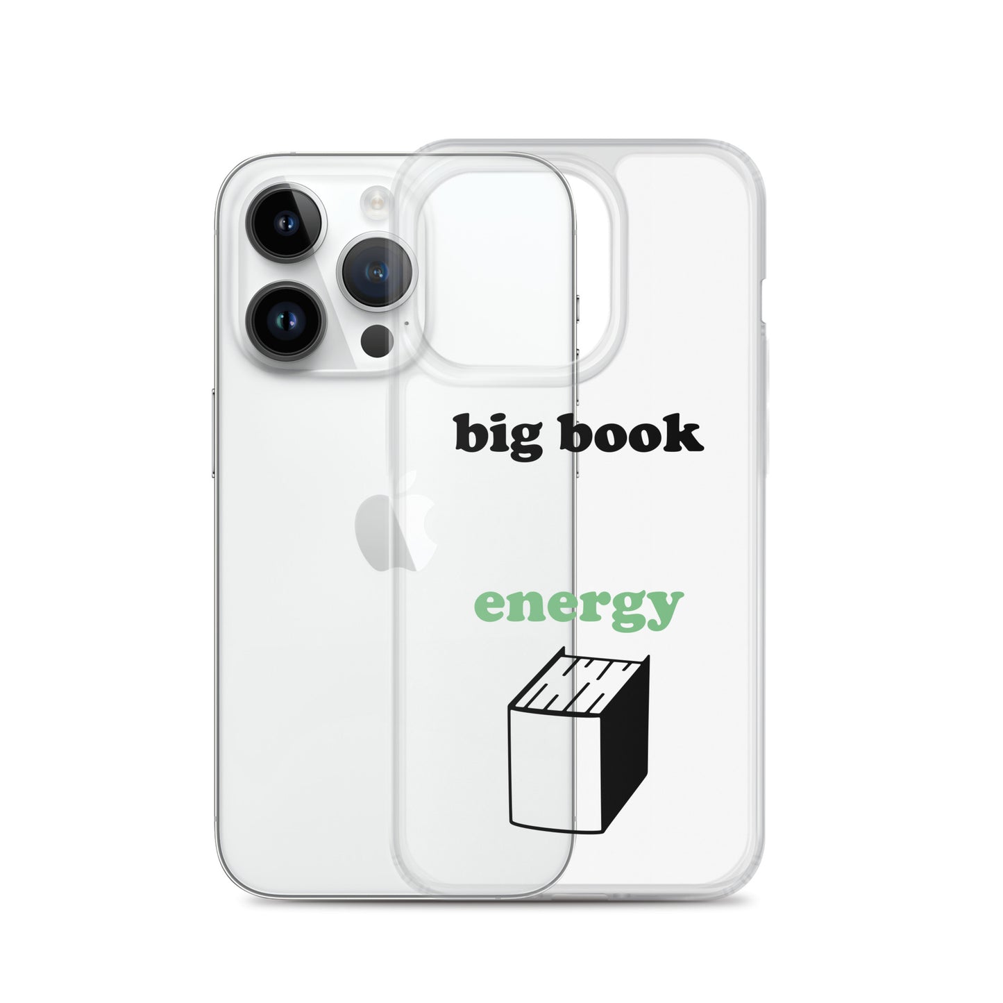Big Book Energy Clear Case for iPhone®