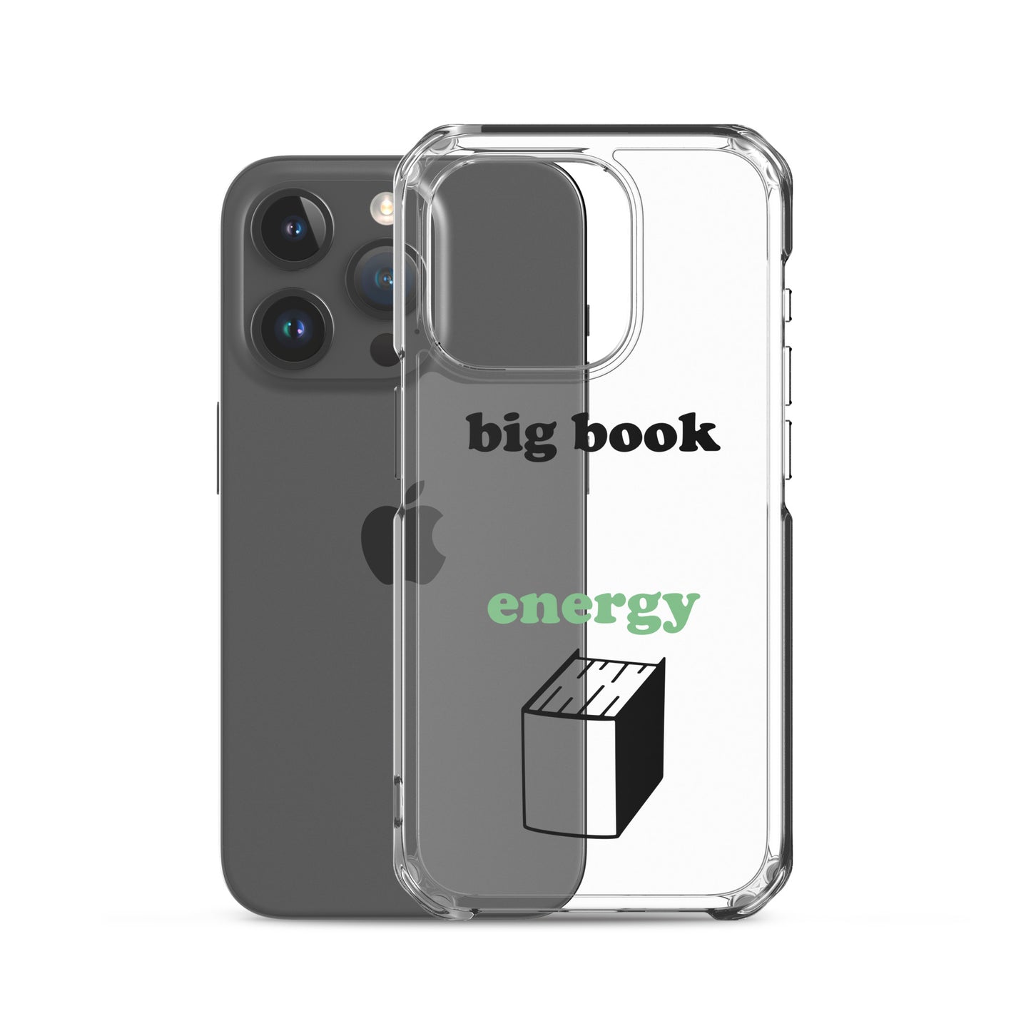 Big Book Energy Clear Case for iPhone®