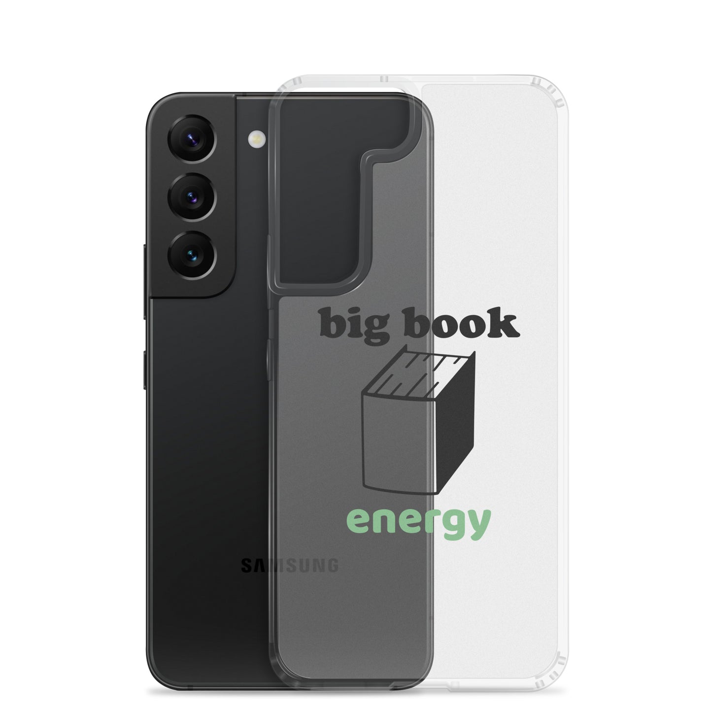 Big Book Energy Clear Case for Samsung®