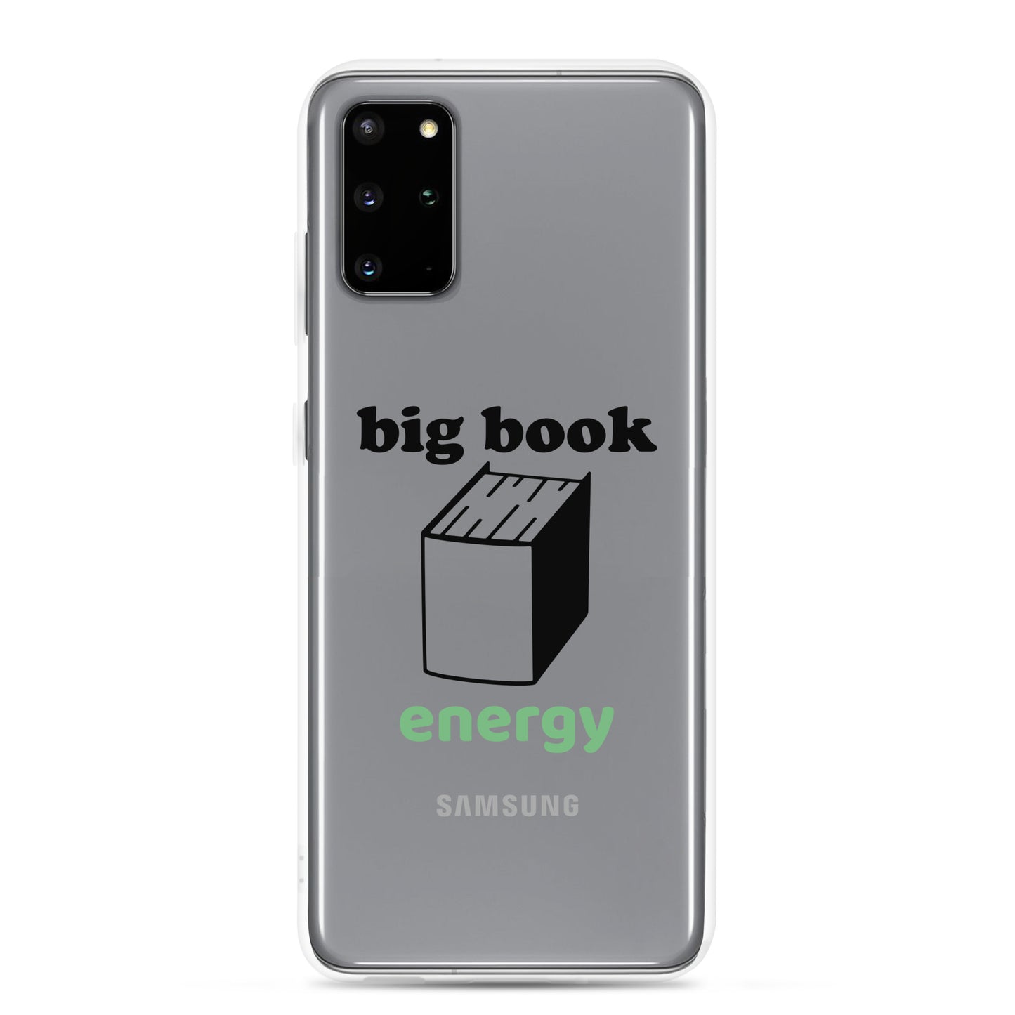 Big Book Energy Clear Case for Samsung®